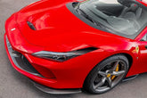 Capristo Ferrari F8 - Carbon Fiber Frontspoiler and Side air guides (Set)